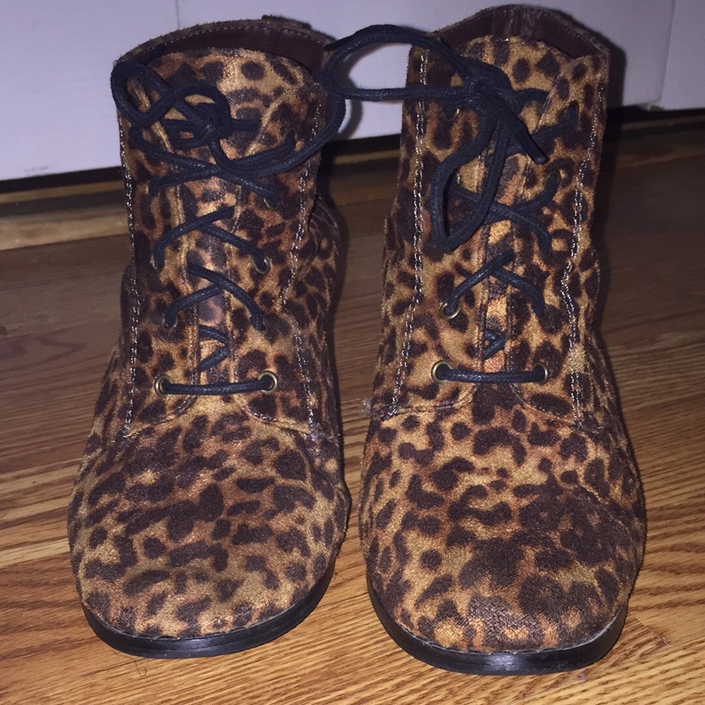 Cheetah Print Boots